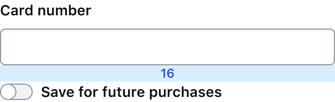 Organizing different field types